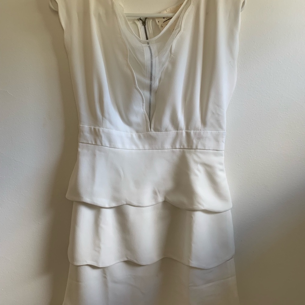 Sorella Scallop Caftan Mini Dress